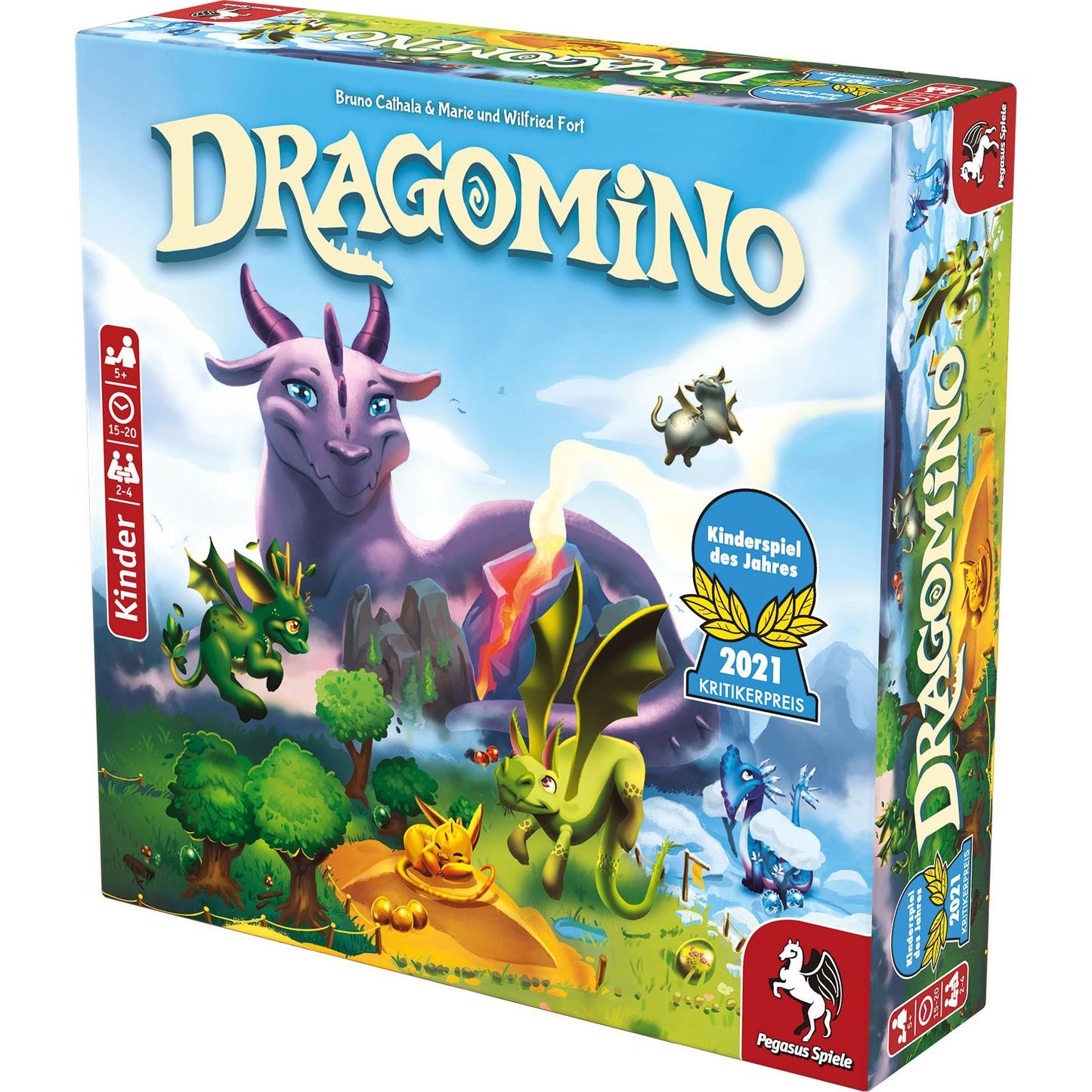 Pegasus Dragomino Kinderspiel des Jahres 2021
