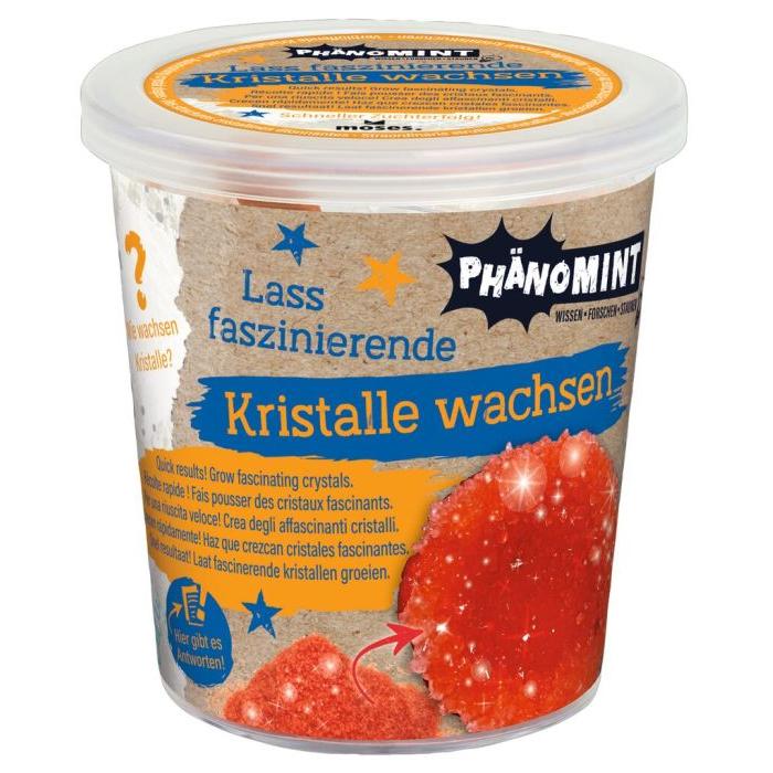 Phänomint Kristalle wachsen