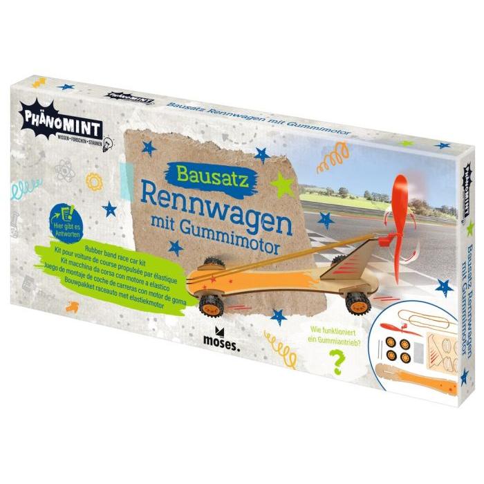 Phänomint Rennwagen mit Gummimotor
