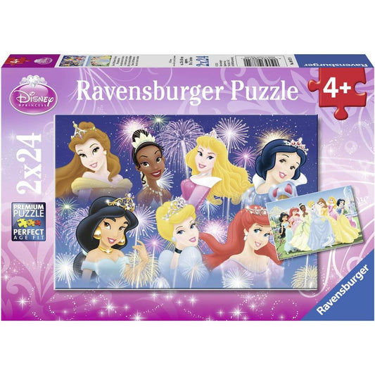 RAVENSBURGER – 2 x 24-teiliges Puzzle Disney