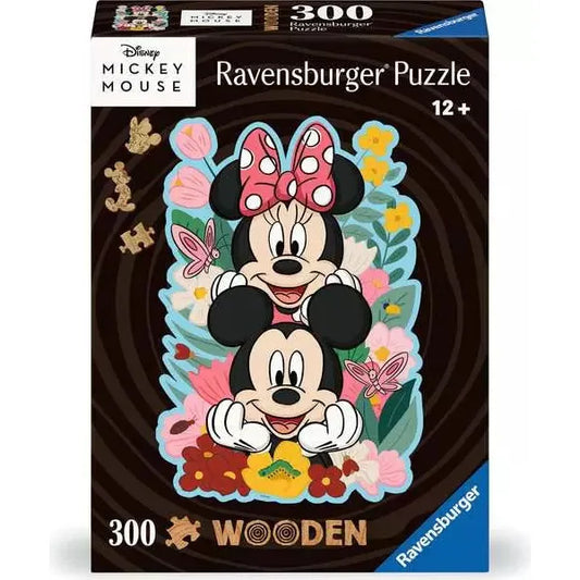 RAVENSBURGER - Mickey Mouse 300-teiliges Holzpuzzle