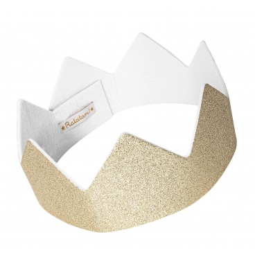 Ratatam Glitzer Krone Gold