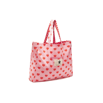 Ratatam Tragetasche Herz pink Baumwolle
