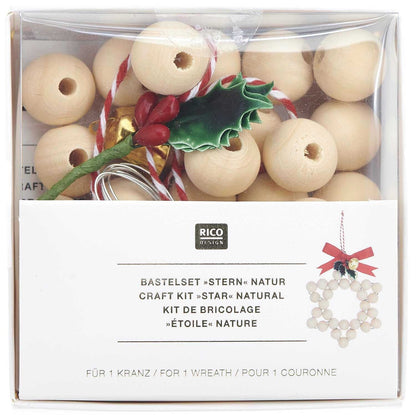 Rico Design Bastelset Stern Natur
