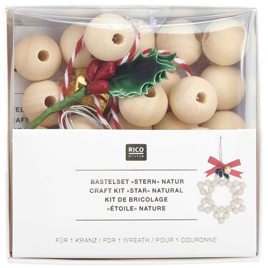 Rico Design Bastelset Stern Natur