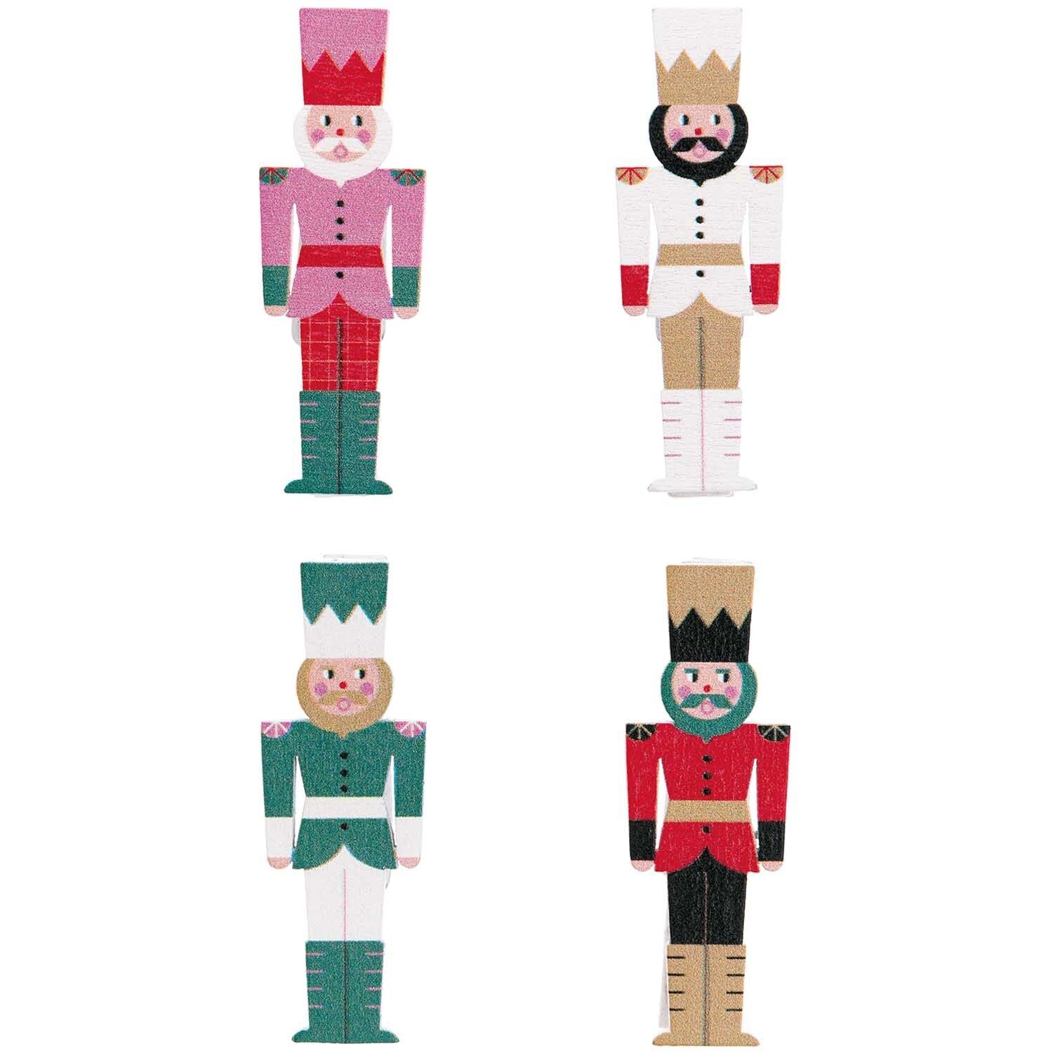 Rico Design Deco-Clips Nussknacker Mix