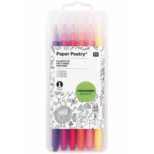Rico Design Filzstifte 12 Stück