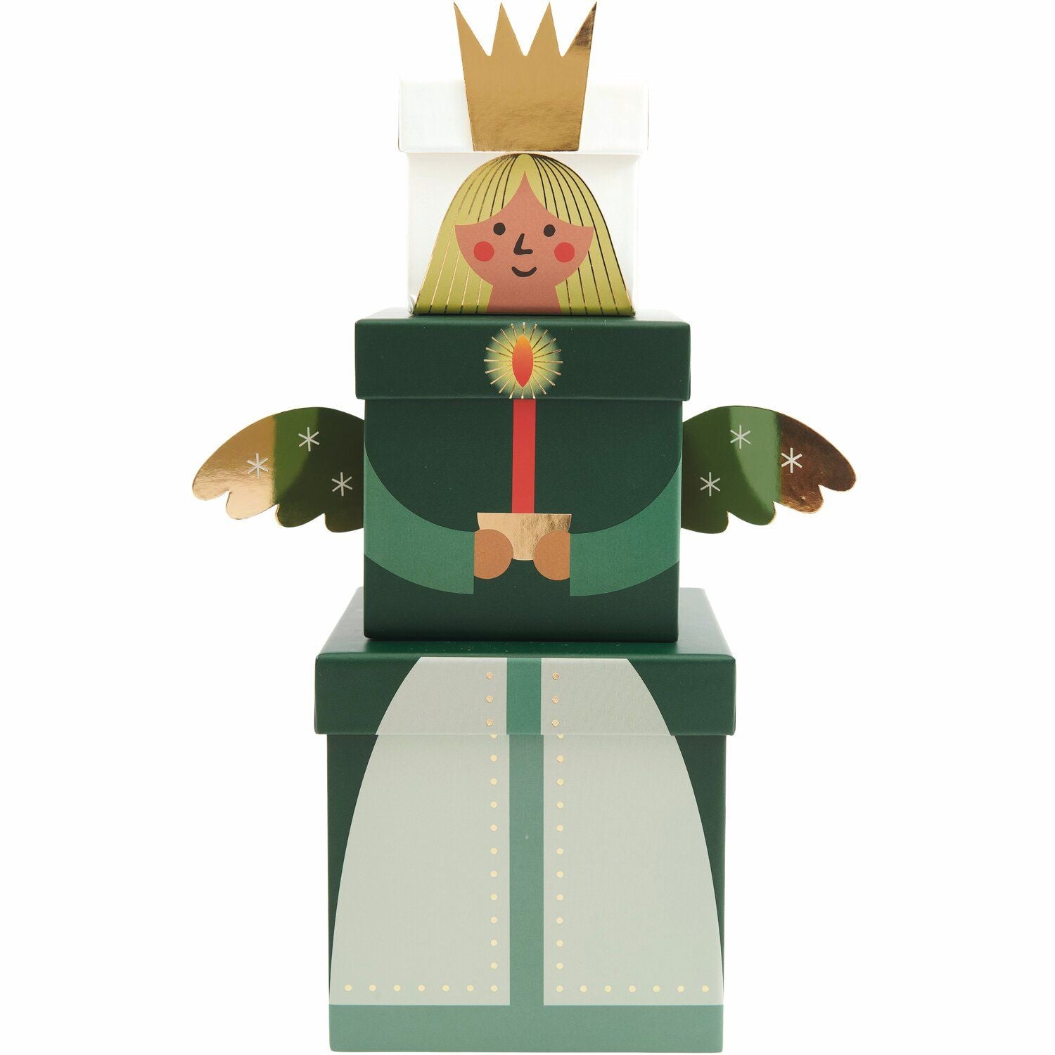 Rico Design Geschenkboxen Engel 3 Teilig