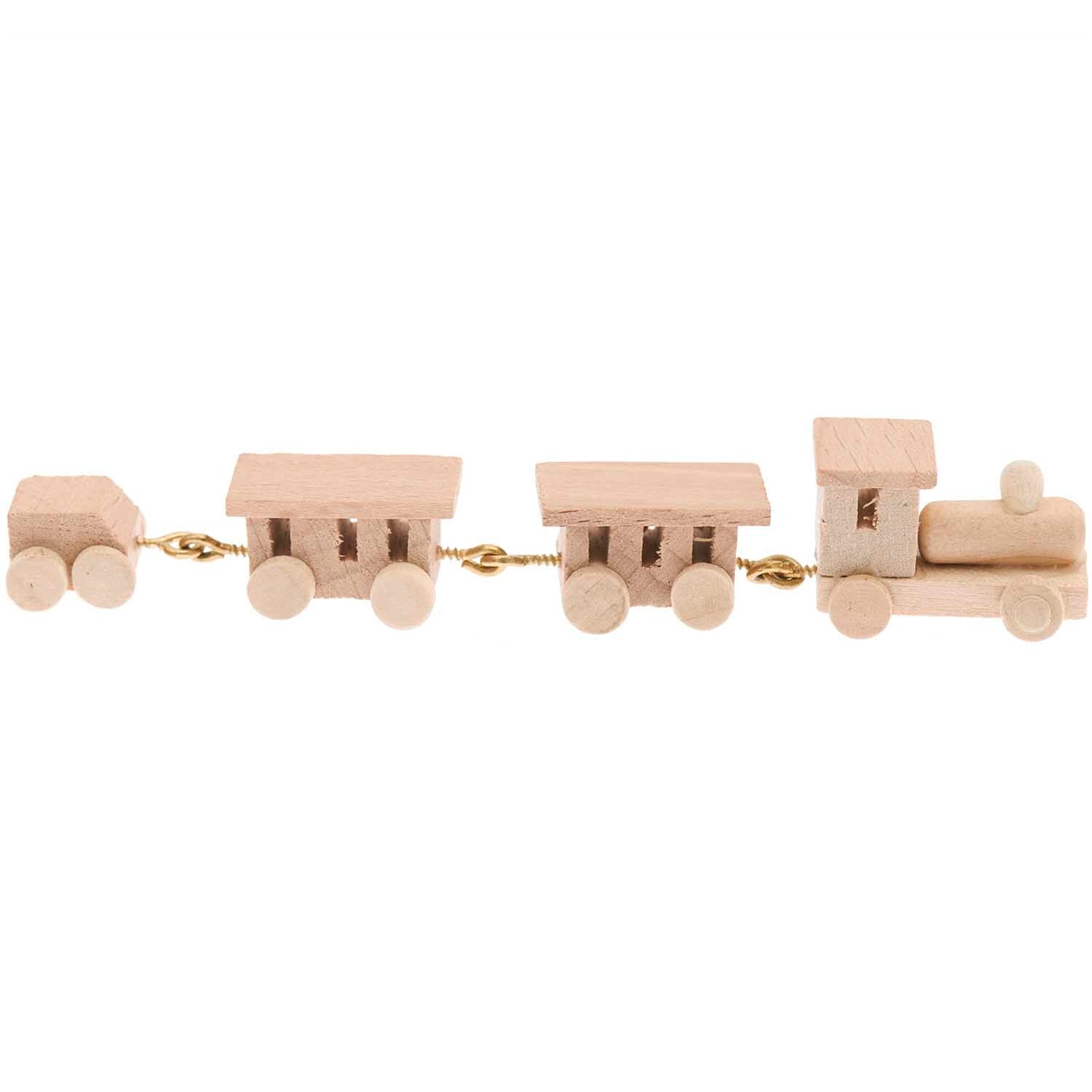 Rico Design Miniatur Holz-Eisenbahn