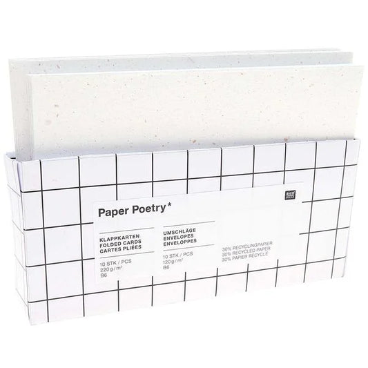 Rico Design Paper Poetry Klappkarte & Umschläge