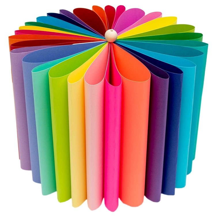 Rico Design Paper Poetry Rainbow A4