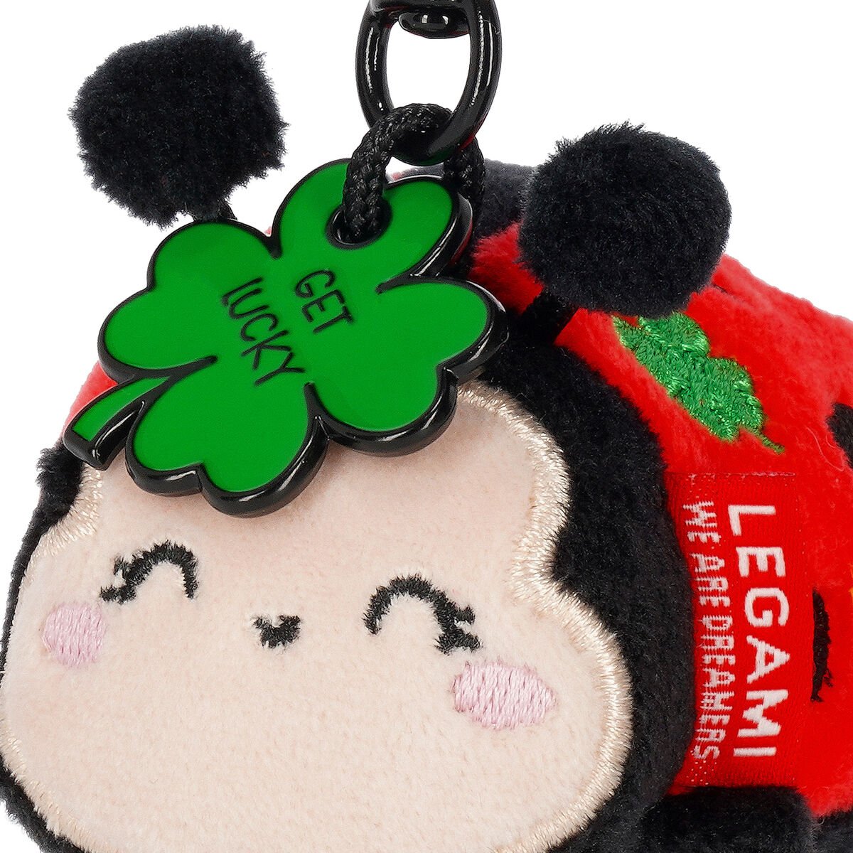 Legami Plüsch-Schlüsselanhänger Ladybug - Tiny Super Soft!
