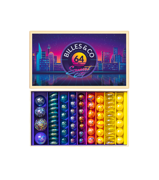 Billes & Co Sunset City Murmeln 64 Teile