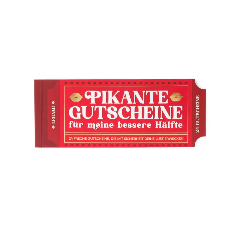 Legami Block mit 24 sexy Gutscheinen - Deutsch - Gift Vouchers