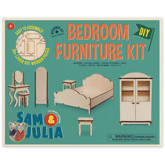 Sam & Julia: Mäusehaus-Zimmer: DIY Möbel-Baukastenset: Elternschlafzimmer