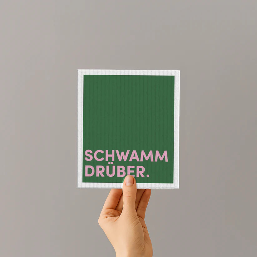Schwammtuch - Spruch - Schwamm drüber - Nr. 12