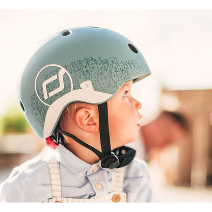 Scoot and Ride Helm Reflective Größe XXS