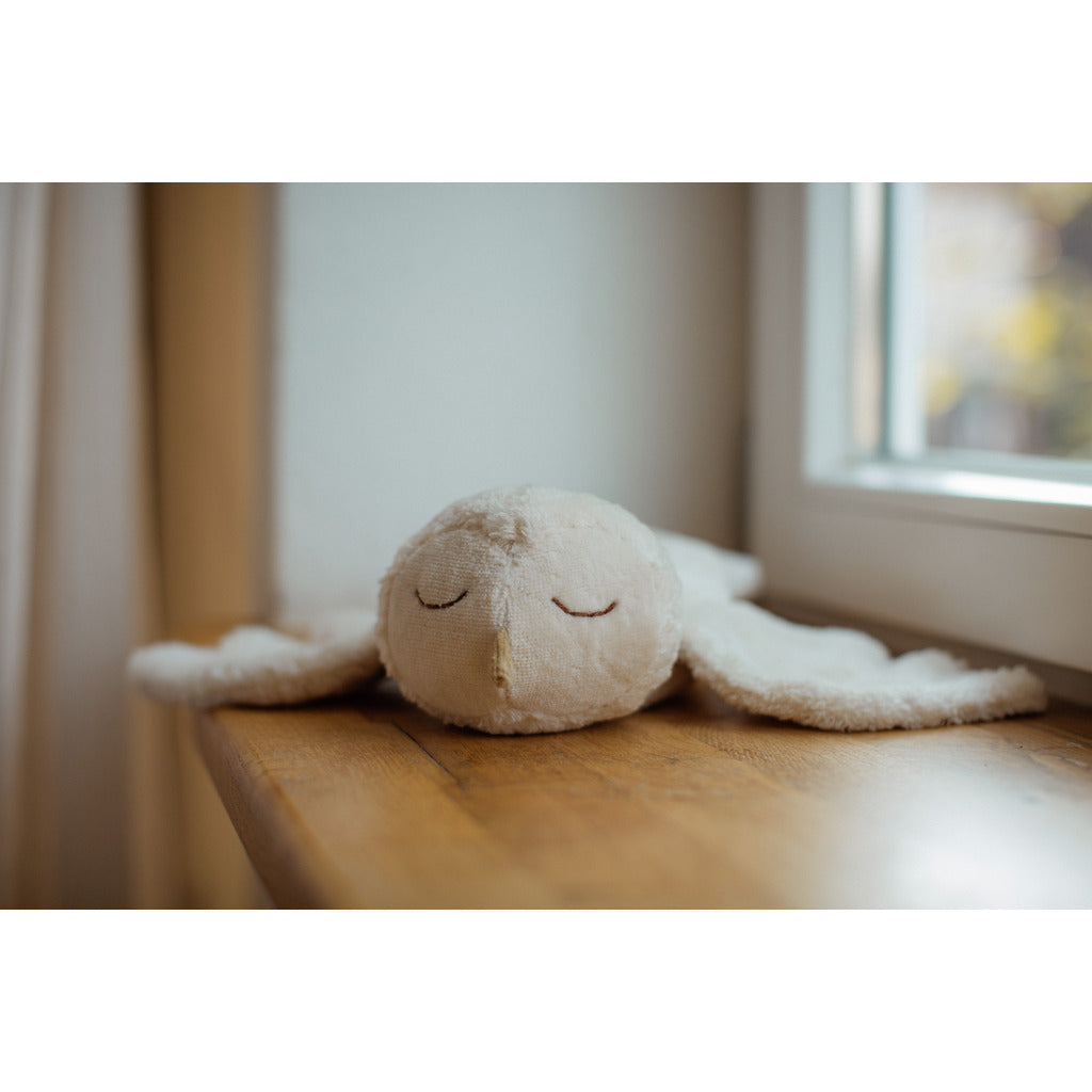 Senger Kuscheltier Schneeeule klein mit Wärmekissen