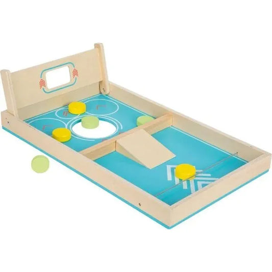 Small Foot Cornhole Set und Sling Puck Spiel Active