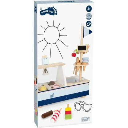Small Foot Eistheke Fresh mit Zubehör, für Kinderküche und Kaufladen