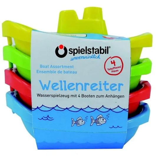 Spielstabil Wellenreiter Minibootset 4-teilig