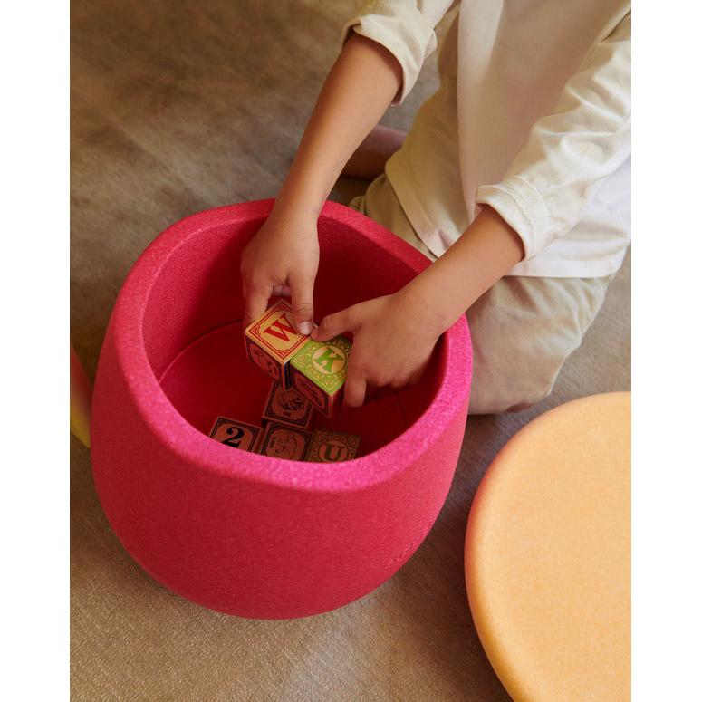 Stapelstein Base - Modularer Kinderhocker & Balance-Basis für dynamisches Sitzen