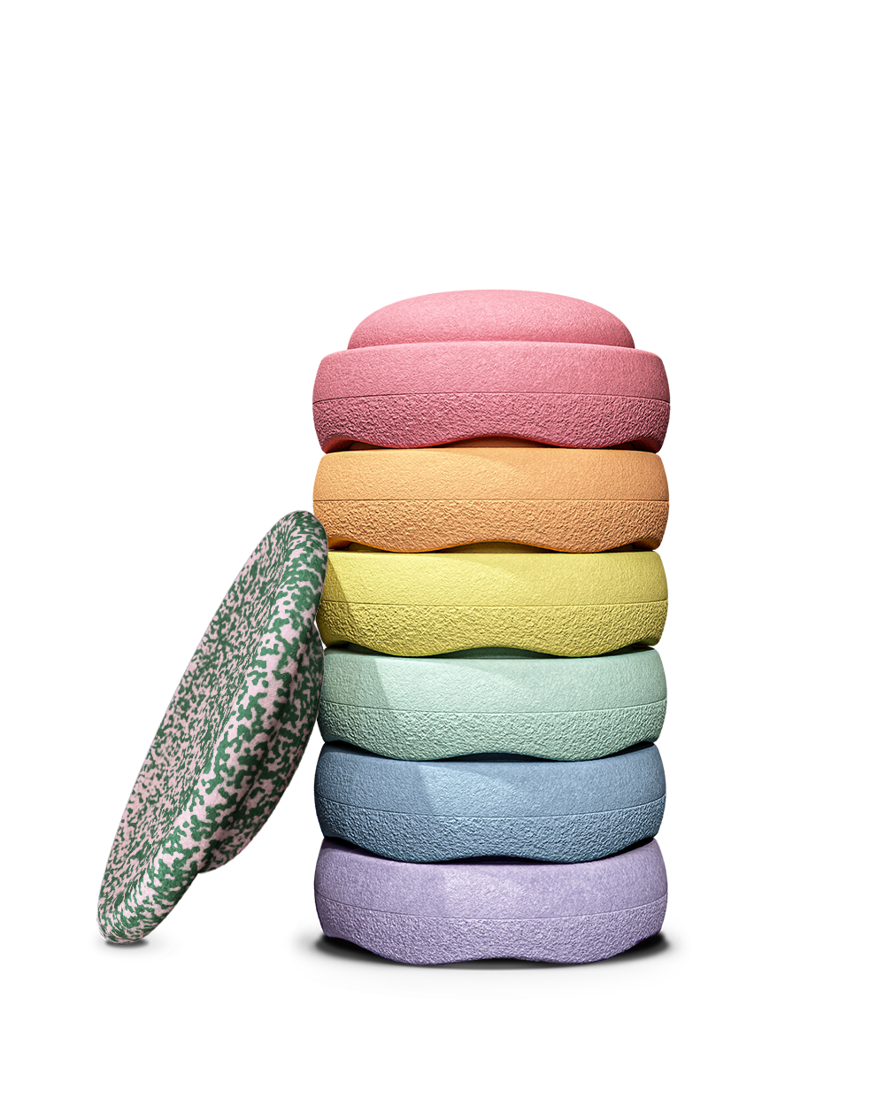 Stapelstein Blush Special Rainbow Set pastel inkl. gratis Board