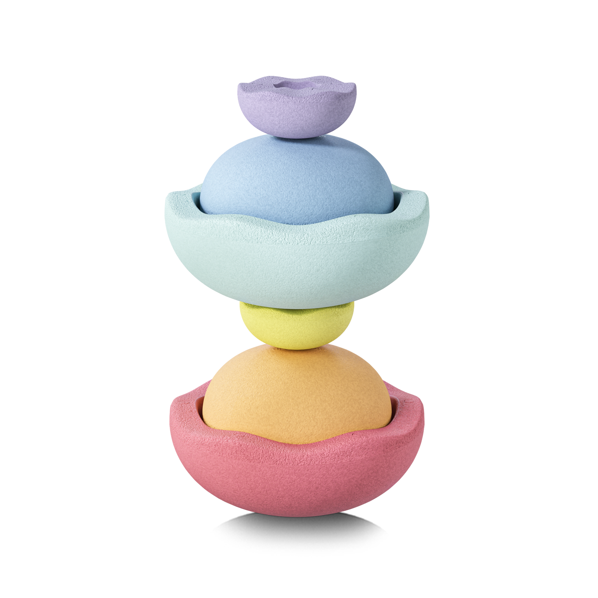 Stapelstein Inside rainbow pastel