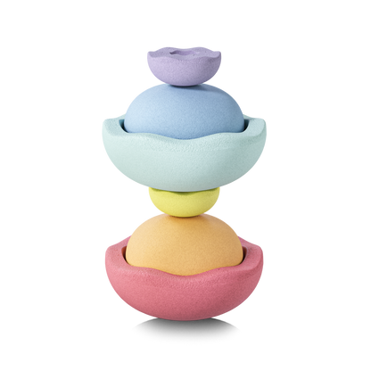 Stapelstein Inside rainbow pastel