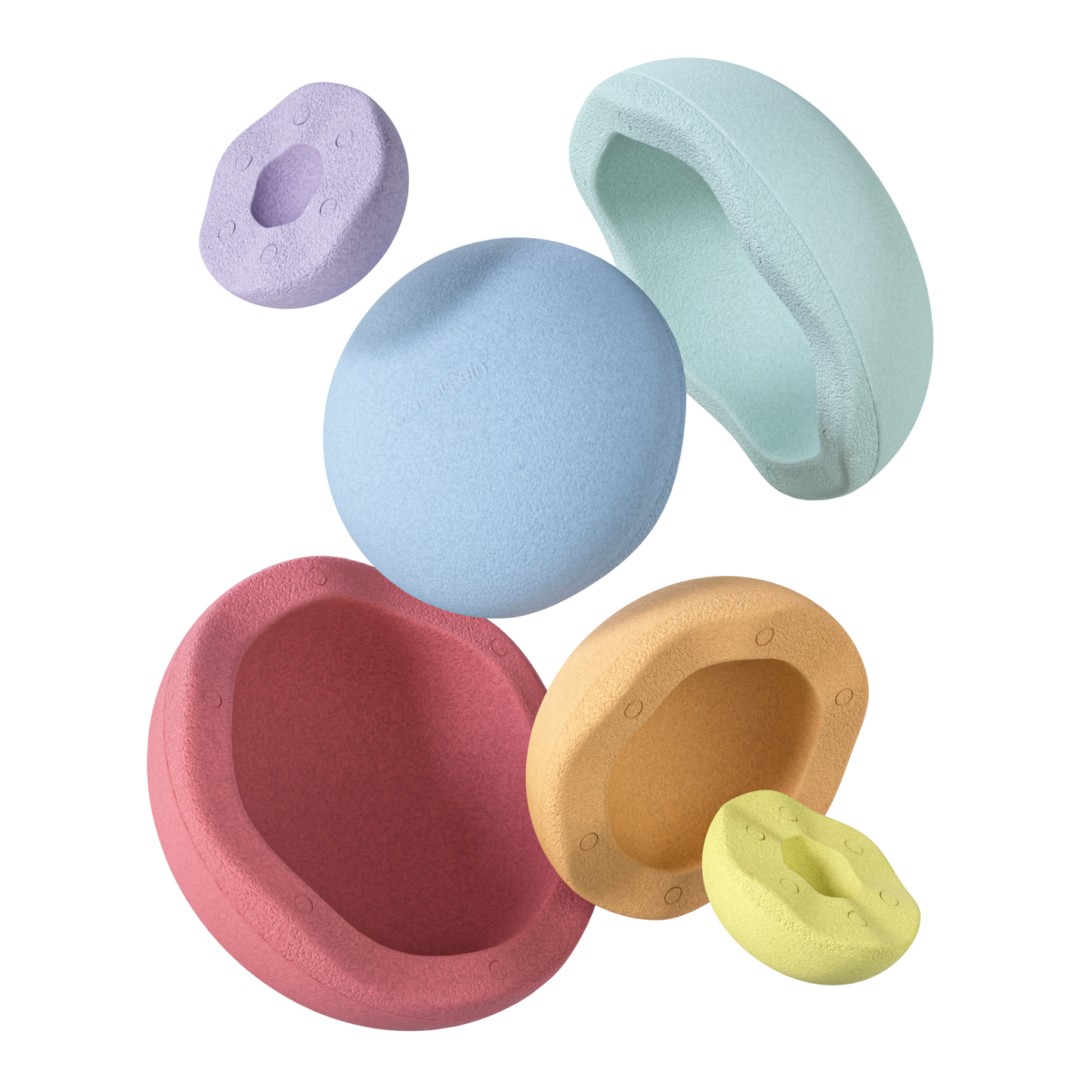Stapelstein Inside rainbow pastel