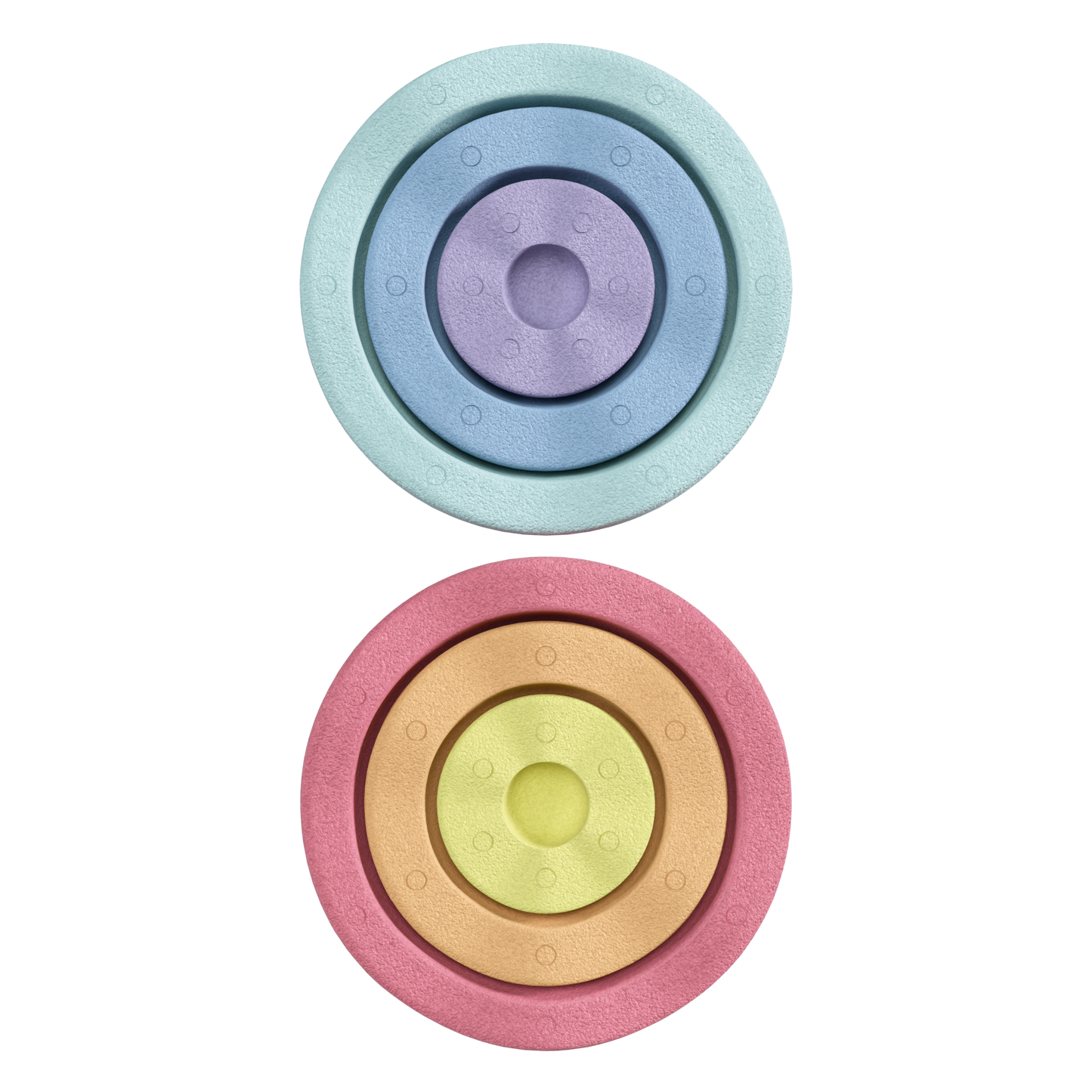 Stapelstein Inside rainbow pastel