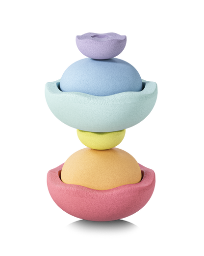 Stapelstein Inside rainbow pastel