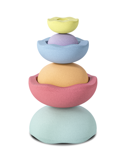 Stapelstein Inside rainbow pastel