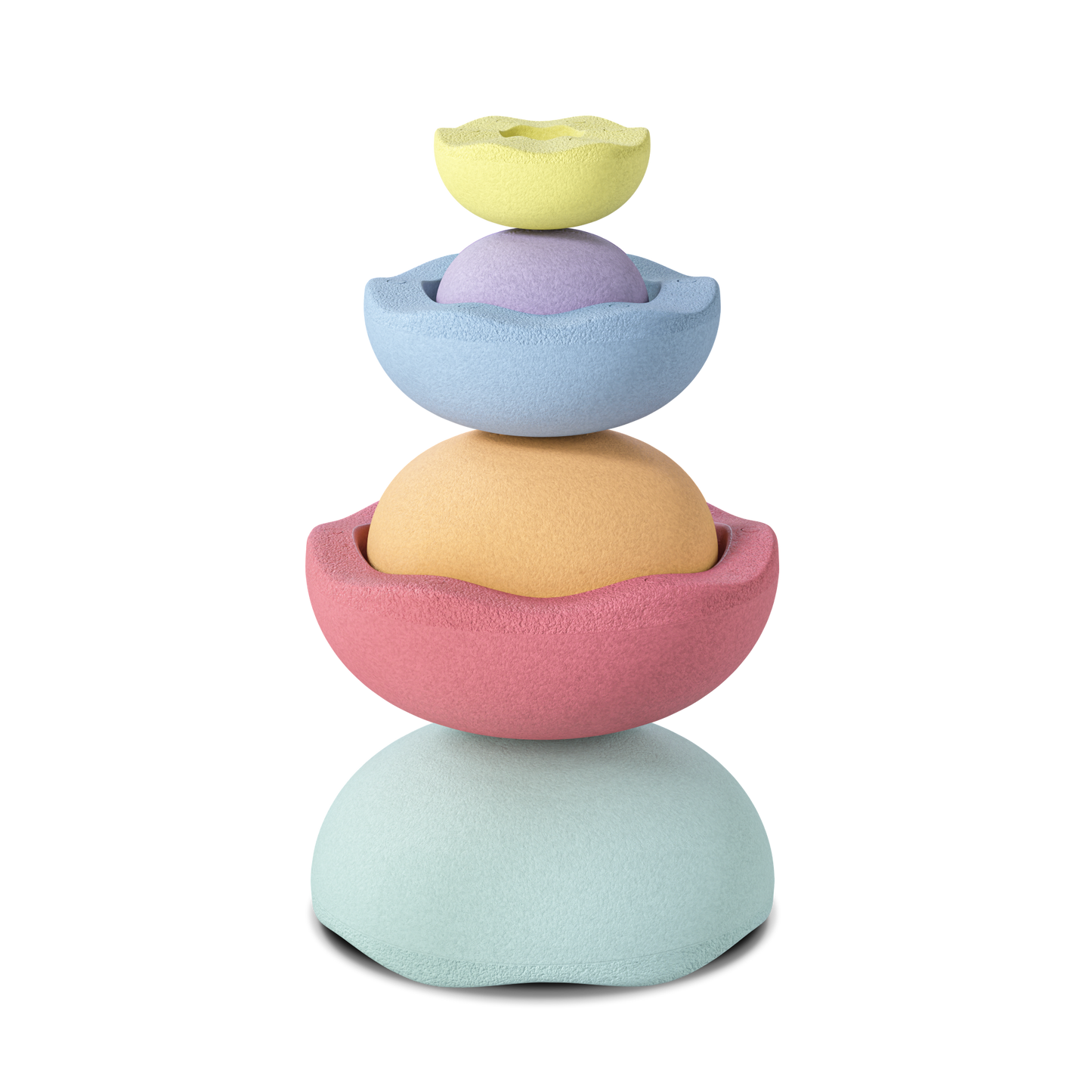 Stapelstein Inside rainbow pastel