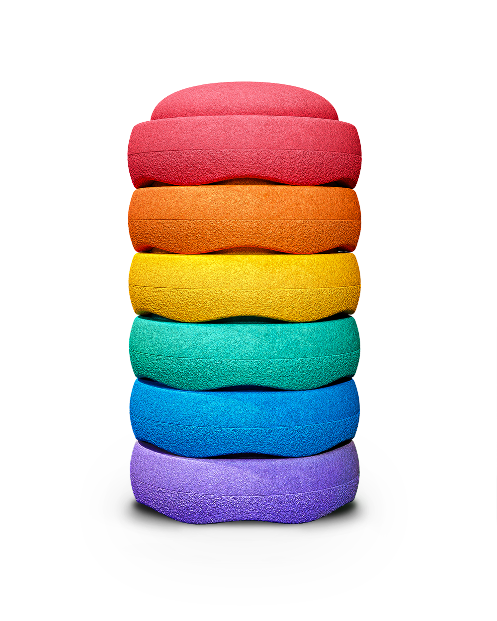 Stapelstein Spring Special Mini rainbow classic 6er Set