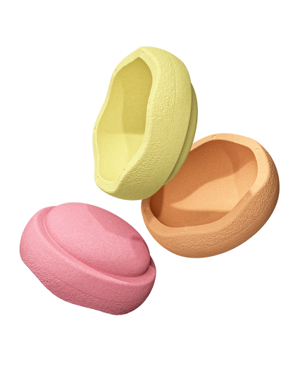 Stapelstein Original warm pastel 3er Set