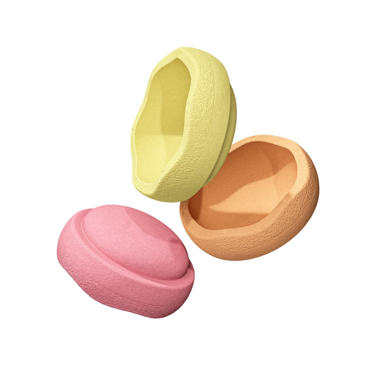 Stapelstein Original warm pastel 3er Set