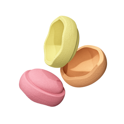 Stapelstein Original warm pastel 3er Set