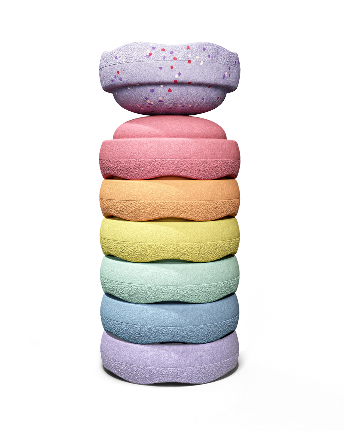Stapelstein Winter Special Mini rainbow pastel
