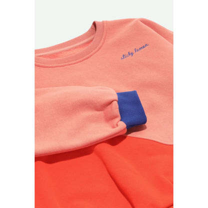 Sticky Lemon Sweater coral pink + red hat wonders of the deep sea