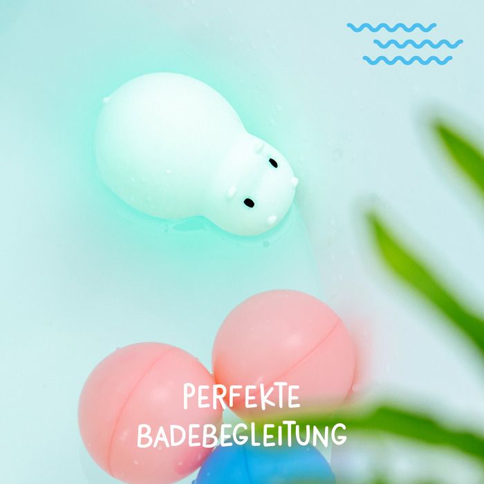 MegaLight Swimmy Hippo Nachtlicht