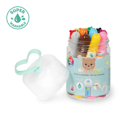 Legami Teddy Friends Filzstift Set 12 Stück