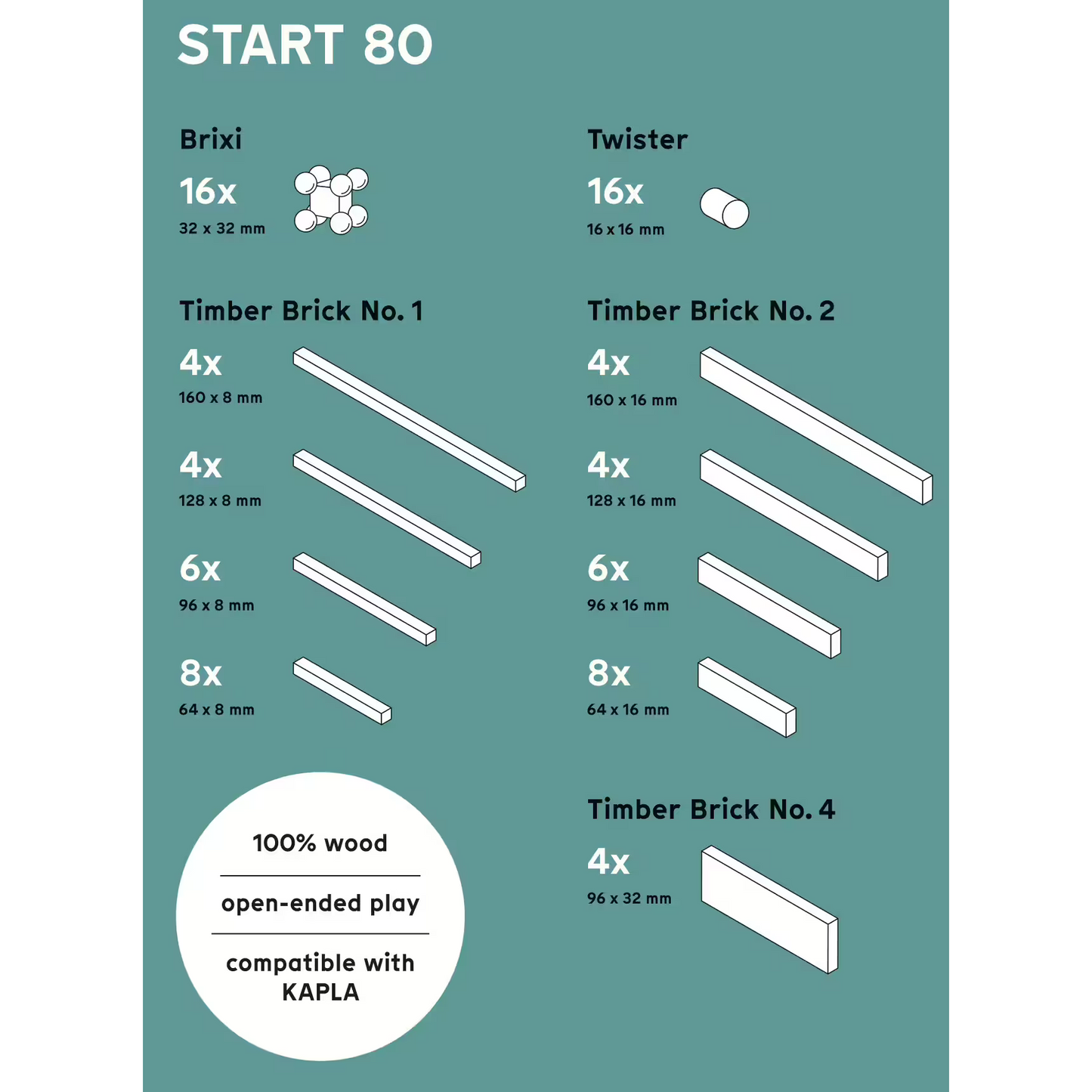 Timberix Start 80