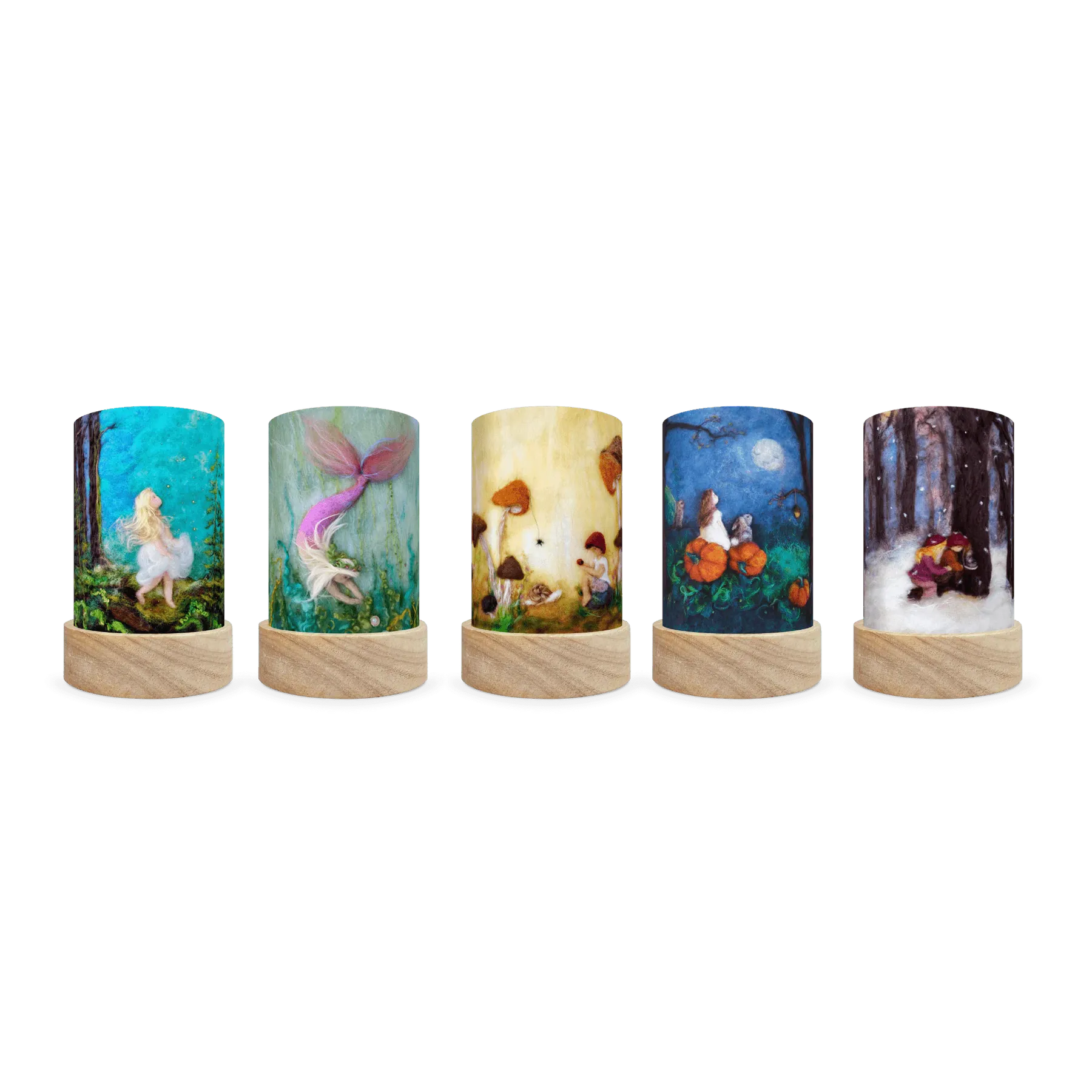 Toverlux Shades Het Wol Feetje Set - Seasons