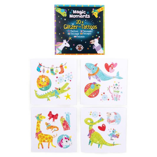 Trendhaus Magic Moments Glitzer-Tattoos 20 Stück