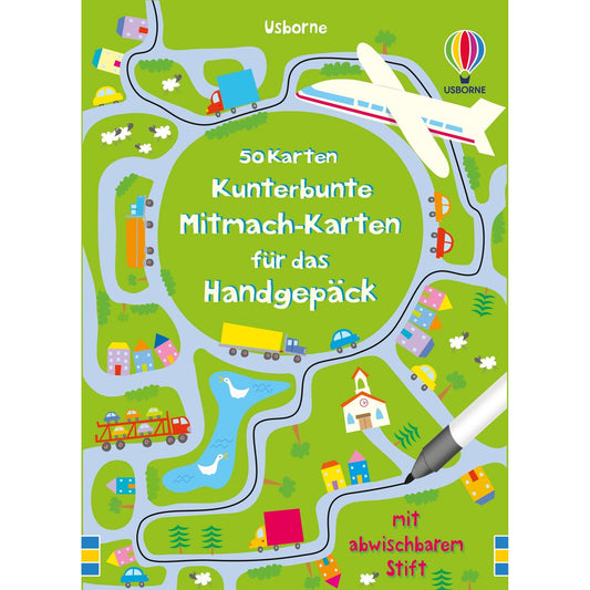 Usborne 50 Karten: Kunterbunte Mitmach-Karten für das Handgepäck 6+