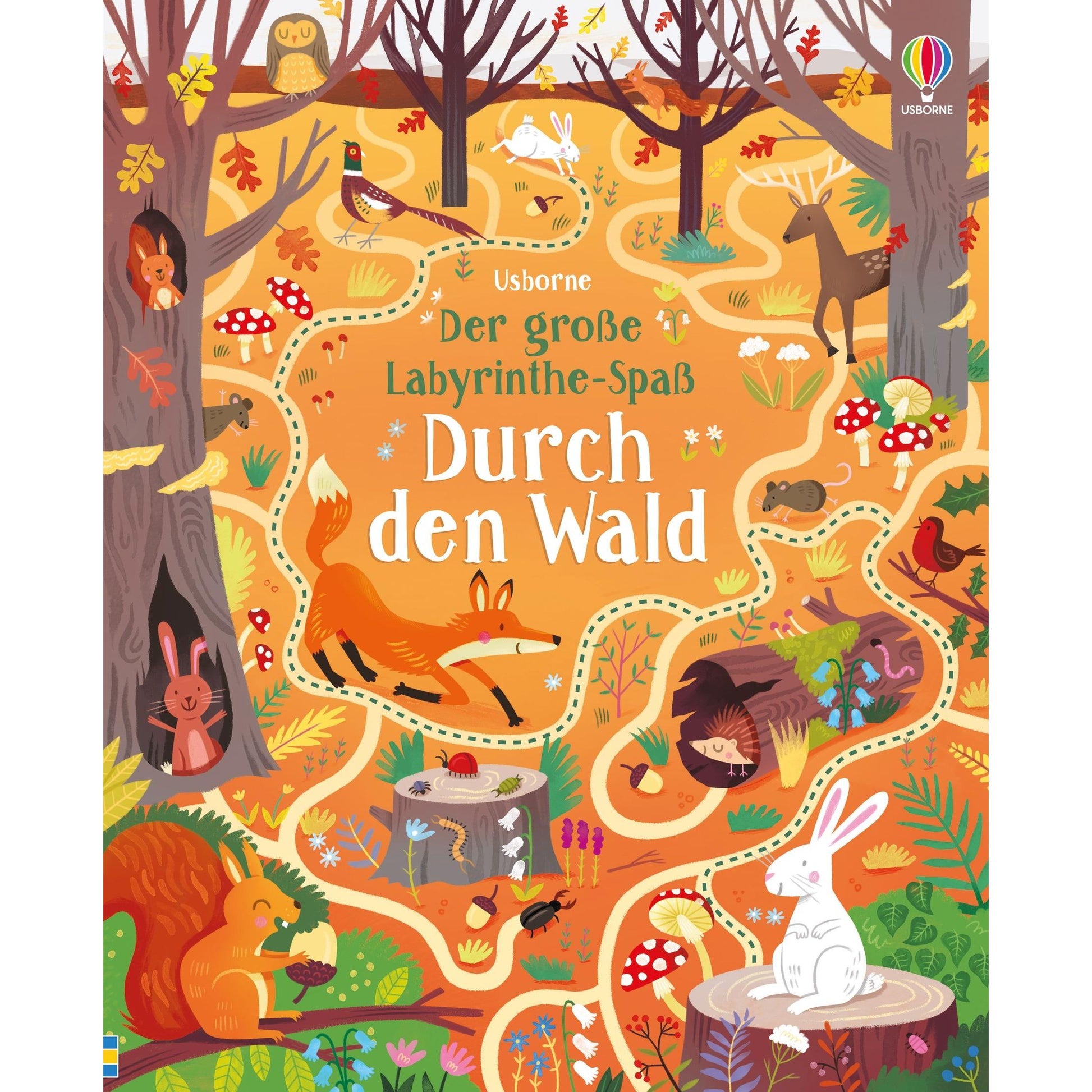 Usborne Der große Labyrinthe-Spaß Durch den Wald