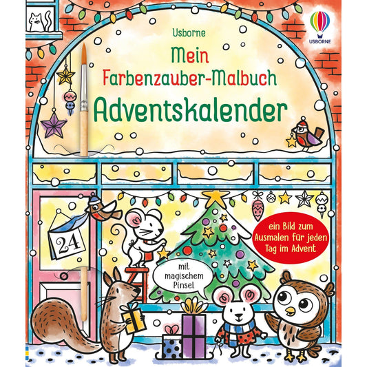 Usborne Mein Farbenzauber-Malbuch Adventskalender