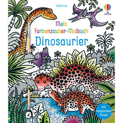 Usborne - Mein Farbenzauber-Malbuch: Dinosaurier 6+