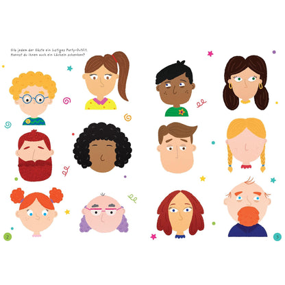 Usborne Mein Immer-wieder-Stickerbuch: Lustige Gesichter 3+